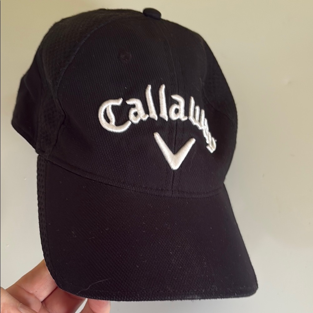 Callaway Golf Black Poly Lightweight Cap One Size